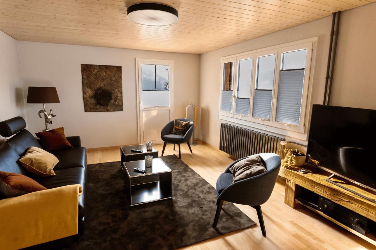 Chalet Egglen "Typical Swiss House, Best Views, Private Jacuzzi" Sigriswil Luaran gambar