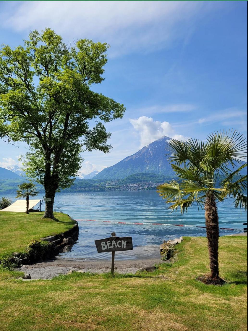 Chalet Egglen "Typical Swiss House, Best Views, Private Jacuzzi" Sigriswil Luaran gambar